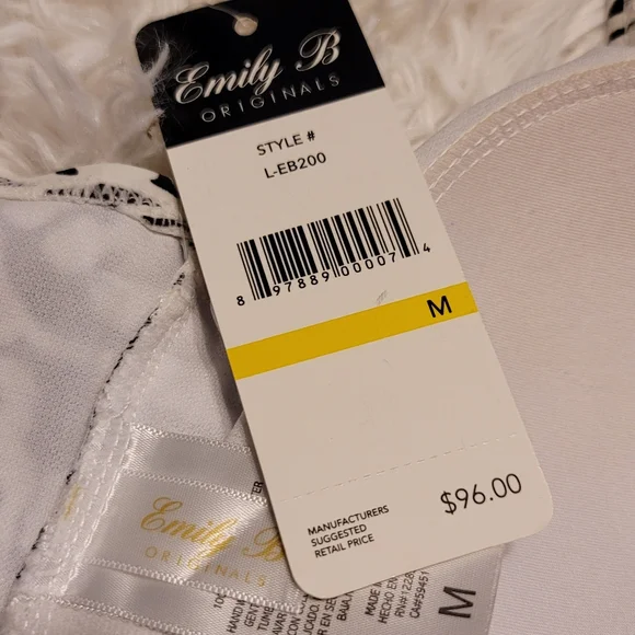 Emily B. Black white swim NWT - Picture 11 of 11